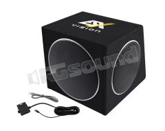 V1000A 25 cm active subwoofer with dual 20 cm passive radiators ESX
