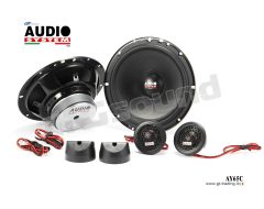 AY65C 2-way kit, 165mm woofer + 25mm tweeter Audio System Italy