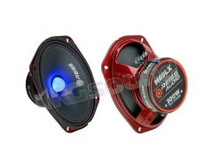RS-M69LX 6x9" elliptical midrange with LED lighting, 150 Watt Reiss Audio