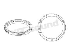 CFMK165 PSA.1 16.5 cm mounts with FlexMount165 technology for Peugeot and Citroen Helix