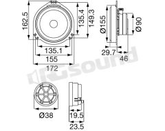 TS-Q172C vehicle-specific kit for Opel group Pioneer