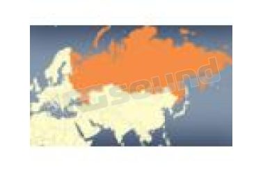 Mappa Russia per Geosat 6, Geosat 5, Geosat 4/2C e Geosat 2, Motivo  AV Map