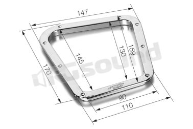 BX13 Cornici cambio in alluminio Simoni Racing