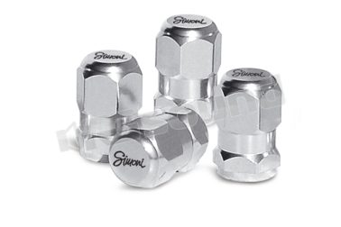 CAPS/5W Cappucci universali Esagonali Cromo Simoni Racing