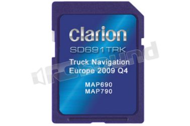 SD691TRK - mappa professionale Truck - mezzi pesanti  Clarion