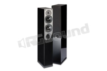 Tesi 542 LN high gloss nero - diffusori a tre vie da pavimento Indiana Line