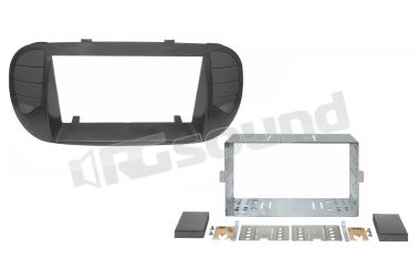 03578 Fiat 500 colore nero con bocchette aria Phonocar