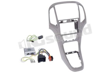 CA-HR-OAS.003AE kit completo interfaccia + mascherina silver per Opel Astra J Pioneer