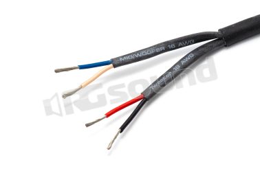 D 1618 cavo altoparlanti 2x1,14mm² + 2x0,81 mm² Connection Integrated Solution