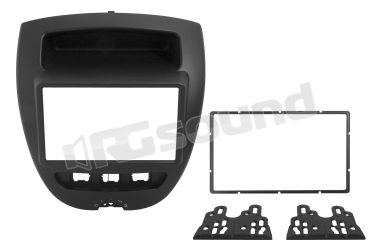 03596 Mascherina 2 Din per Toyota Aygo, Citroen C1 e Peugeot 107 Phonocar