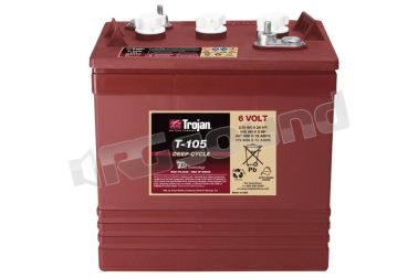 T-105 6V 225AH batteria per piattaforme aeree - golf car Trojan