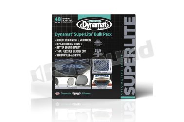 DYN10648 Dynamat Superlite Bulk Materiale smorzante antivibrazione leggero per insonorizzazione auto - 12 fogli 47 x 82 cm Dynamat