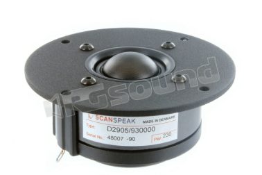 D2905/930000 coppia tweeter 28mm con cupola morbida, impedenza 6 Ohm Scan Speak