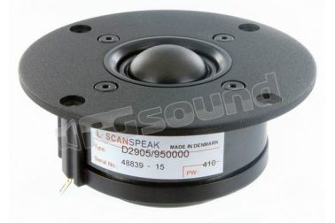 D2905/950000 coppia tweeter 28mm con cupola morbida, impedenza 6 Ohm Scan Speak