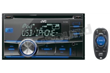 KW-R500 Sintolettore USB/CD 2-DIN con doppio AUX JVC