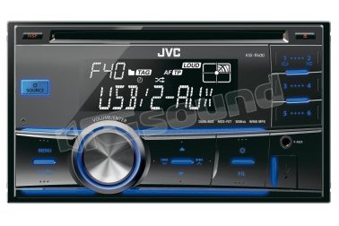 KW-R400 Sintolettore USB/CD 2-DIN con doppio AUX JVC