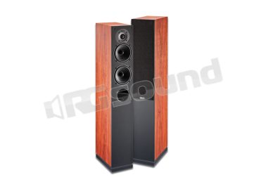 Tesi 540 C vinile rosso ciliegio - diffusori a tre vie da pavimento Indiana Line