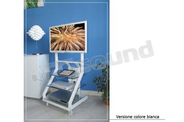688 Mobile bianco e vetri trasparenti Prandini