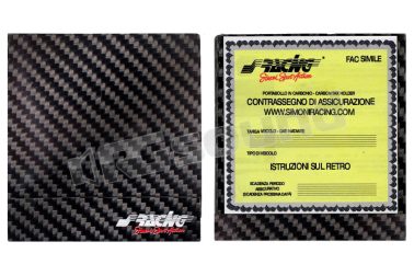 PBSR/K Porta assicurazione adesivo Simoni Racing