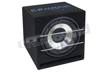 CRB250 sub 25cm in cassa reflex, cono cromato Crunch