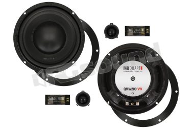 QM200VW kit altoparlanti 2 vie 200 mm per volkswagen 150W MB Quart