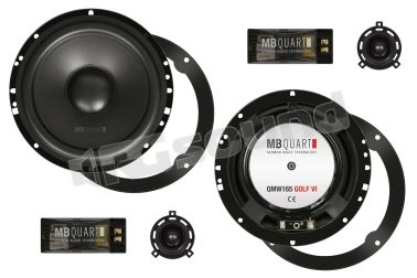QM165GOLFVI Kit altoparlanti 2 vie per volkswagen MB Quart