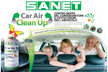 Sanet Fresh 400ml Igenizzante spray professionale per condizionatori auto, casa, ufficio Mariel