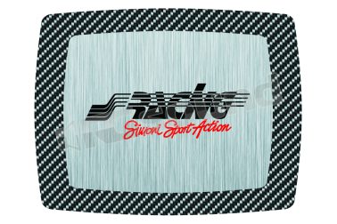PBSR/8 Porta assicurazione adesivo Alluminium / Carbon Design Simoni Racing