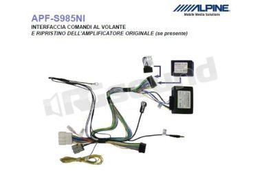 APF-S985NI NISSAN: JUKE - QASHQAI - NOTE - X-TRAIL - NAVARRA Alpine