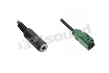 7132074 Adattatore TV con connettore jack F e FAKRA F Calearo