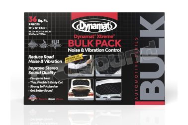 DYN10455 Xtreme Bulk Pack Fogli smorzanti antivibrazione in butile e alluminio (9 fogli) Dynamat