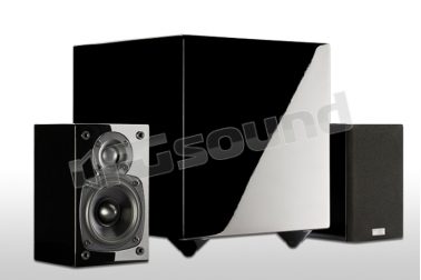 Mio Kit nero high gloss - Sistema amplificato 2.1 Indiana Line