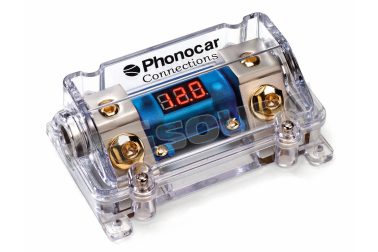 04490 Portafusibile con volmetro Phonocar