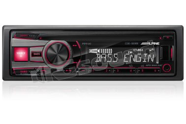 CDE-181RR illuminazione colore rosso Alpine