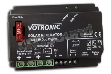 Cod. 12001 VOTRONIC SR100 Regolatore per pannelli solari NCA Camping