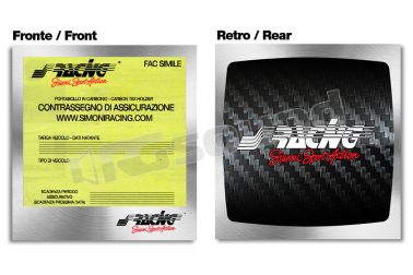 PBSR/1 Portabollo magnetico alluminio & carbon look Simoni Racing