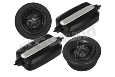 GTI6.2T Coppia di tweeter 25mm Serie GTI e coppia di crossover dedicati Crunch