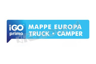 NV957 mappa Europa iGo per camper e camion Phonocar