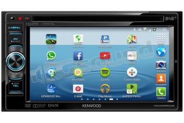 DDX5025DAB monitor alta risoluzione con USB Bluetooth e DAB Kenwood