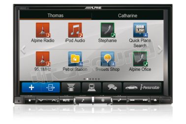 X800D-U monitor 8''con processore audio e convertitore 24-Bit DAC, Bluetooth, CD/DVD, DAB+ Made for iPod, iPhone e Android Alpine
