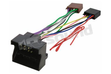 04733 cavo per autoradio con connettore ISO per Alfa, Citroen, Fiat, Lancia, Peugeot Phonocar