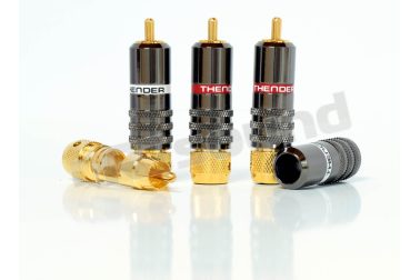 49-122A connettori RCA hi-end per cavo 10mm - 4pz Thender