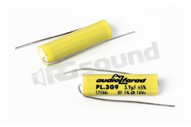 PL.3G9-2 condensatori 3,9 microfarad poliestere 2pz AZ Audiocomp