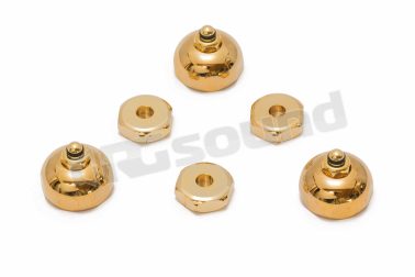 FOOTPAD 15 piedi smorzanti per casse acustiche placcati oro AZ Audiocomp