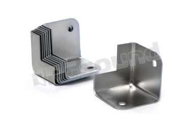 MC 10 Protezioni in metallo per angoli casse acustiche e box, 8pz AZ Audiocomp