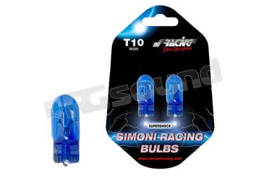 T10/H Half Blue alogene Simoni Racing