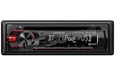 KDC-BT34U Sintolettore CD, USB con Bluetooth integrato e controllo diretto iPod Kenwood