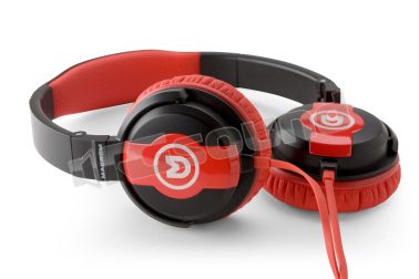 JOY30 cuffie colore bianco rosso Macrom