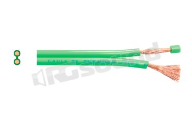 52-100 SG cavo 12 AWG 2x2,69 mmq in rame OFC, colore verde Thender