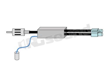 A9526D/DIPLE-41 adattatore antenna Volkswagen Pioneer